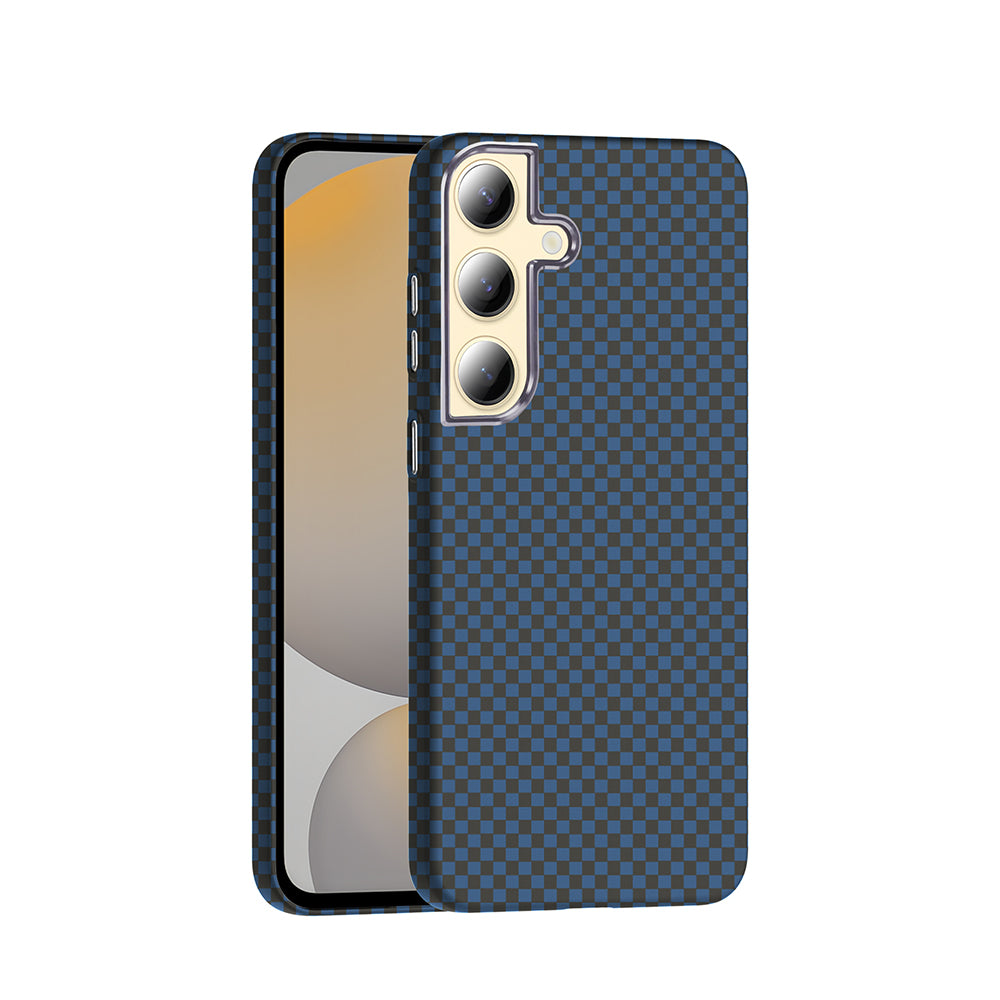 Galaxy S24 Plus Kılıf M-safe Şarj Özellikli Karbon Fiber Görünümlü Zore Gros Kapak