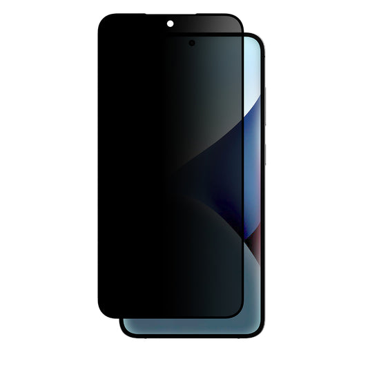Galaxy S25 Amazingthing Radix Privacy Parmak İzi Bırakmayan Temperli Cam Ekran Koruyucu Siyah