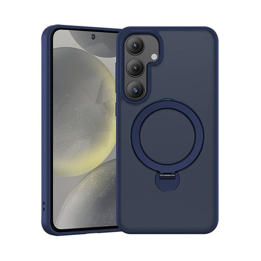 Galaxy S25 Plus Kılıf M-safe Şarj Özellikli Benks Standlı Mist Protective Kapak Siyah