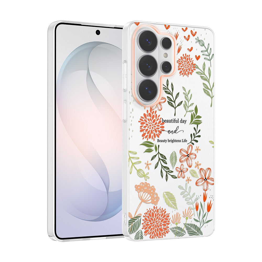 Galaxy S25 Ultra Kılıf Kamera Korumalı Desenli Zore Klip Kapak