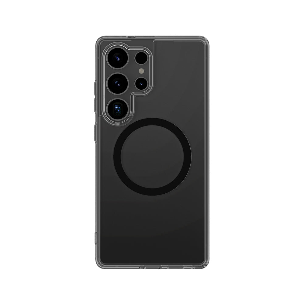 Galaxy S25 Ultra Kılıf M-safe Şarj Özellikli Amazingthing Minimal Serisi Kapak Titanyum-Siyah