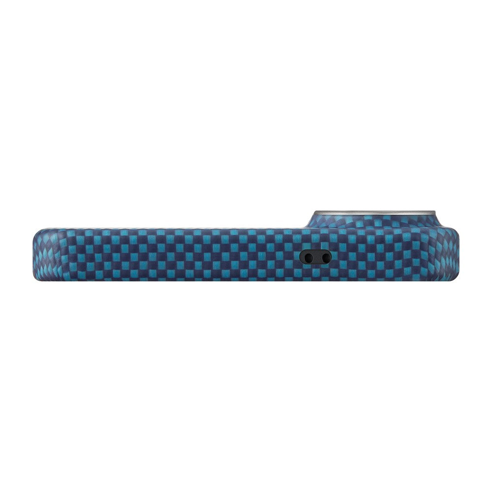 Galaxy S26 Kılıf M-safe Şarj Özellikli Aramid Karbon Fiber Pitaka Tactile Woven Sunset-Moonrise Serisi Kapak