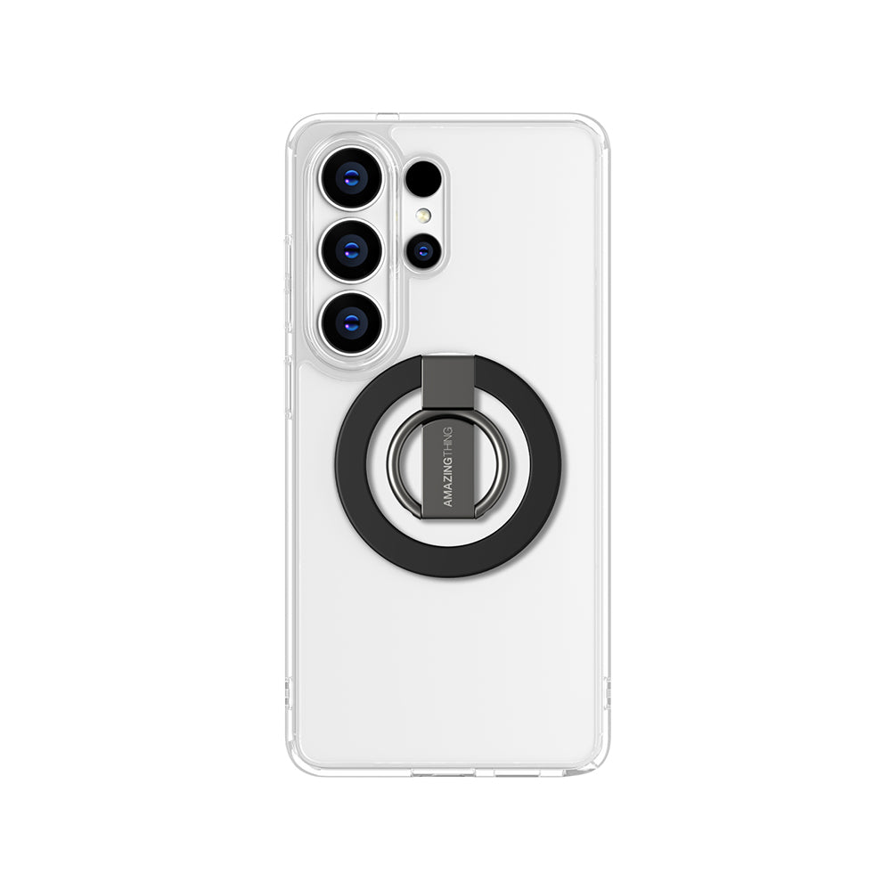 Galaxy S26 Ultra Kılıf M-safe Şarj Özellikli Yüzük Standlı Amazingthing Minimal Grip Serisi Kapak