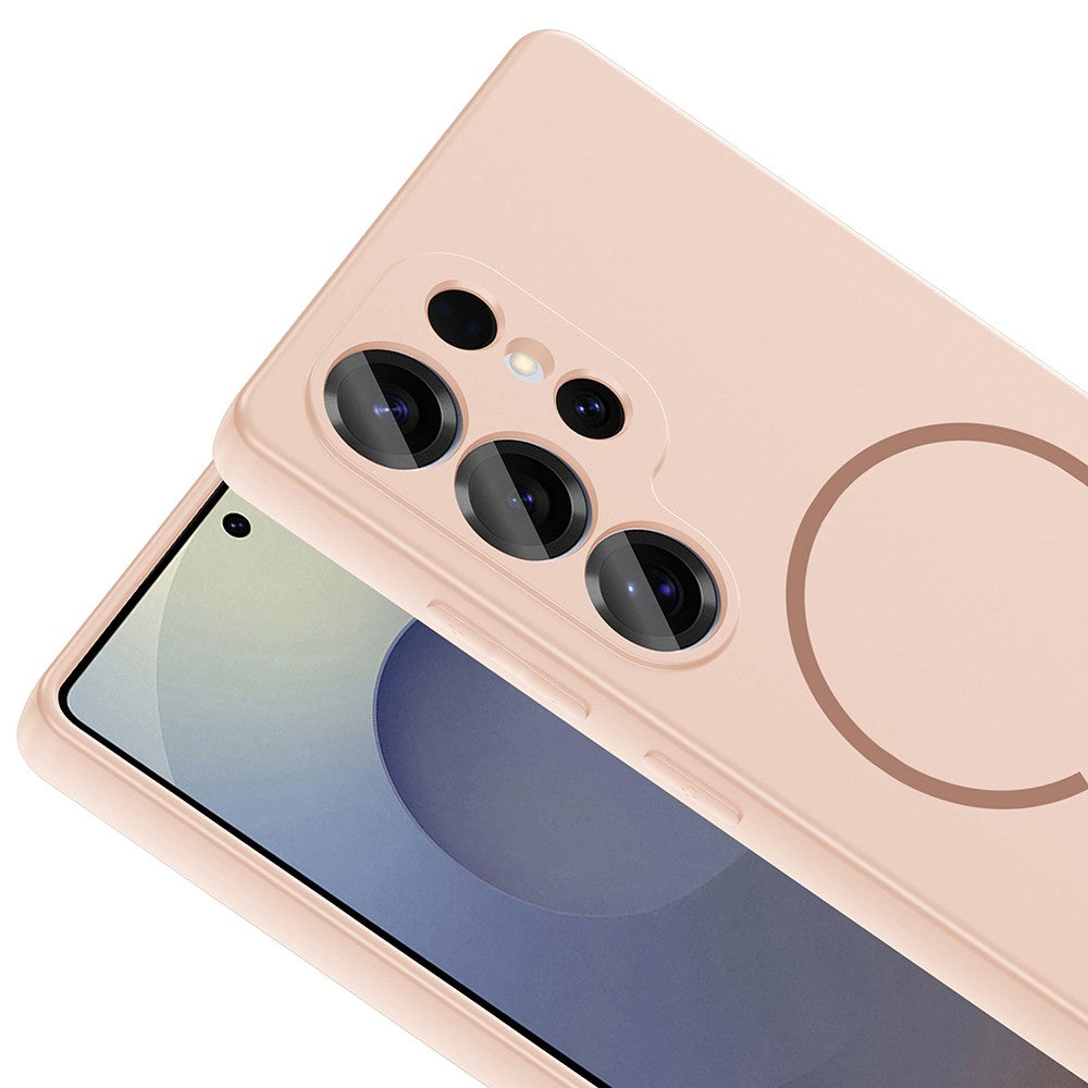 Galaxy S26 Ultra Kılıf M-safe Şarj Özellikli Zore Meta Kapak