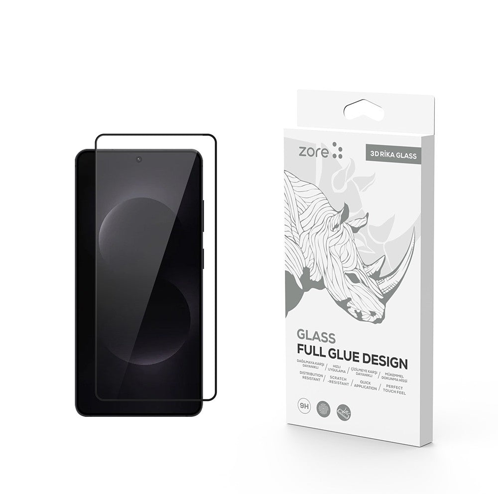 Galaxy S26 Ultra Zore Rika Premium Temperli Cam Ekran Koruyucu