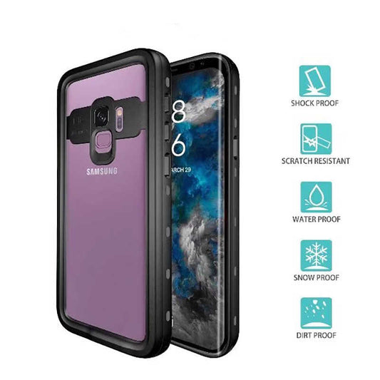Galaxy S9 Kılıf 1-1 Su Geçirmez Kılıf Siyah
