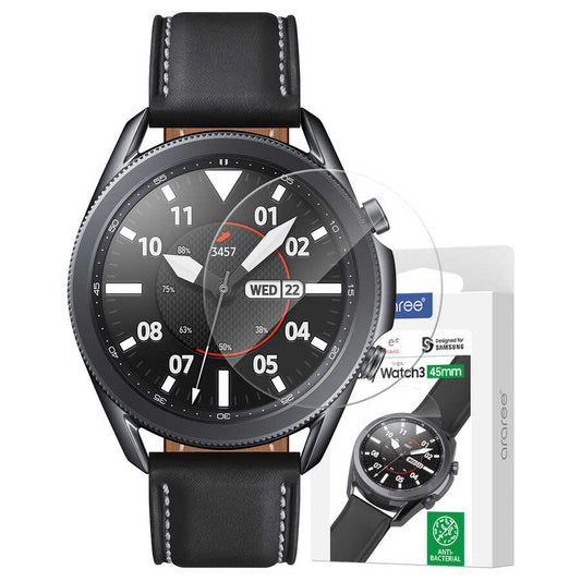 Galaxy Watch 3 45mm Araree Subcore Temperli Ekran Koruyucu Renksiz