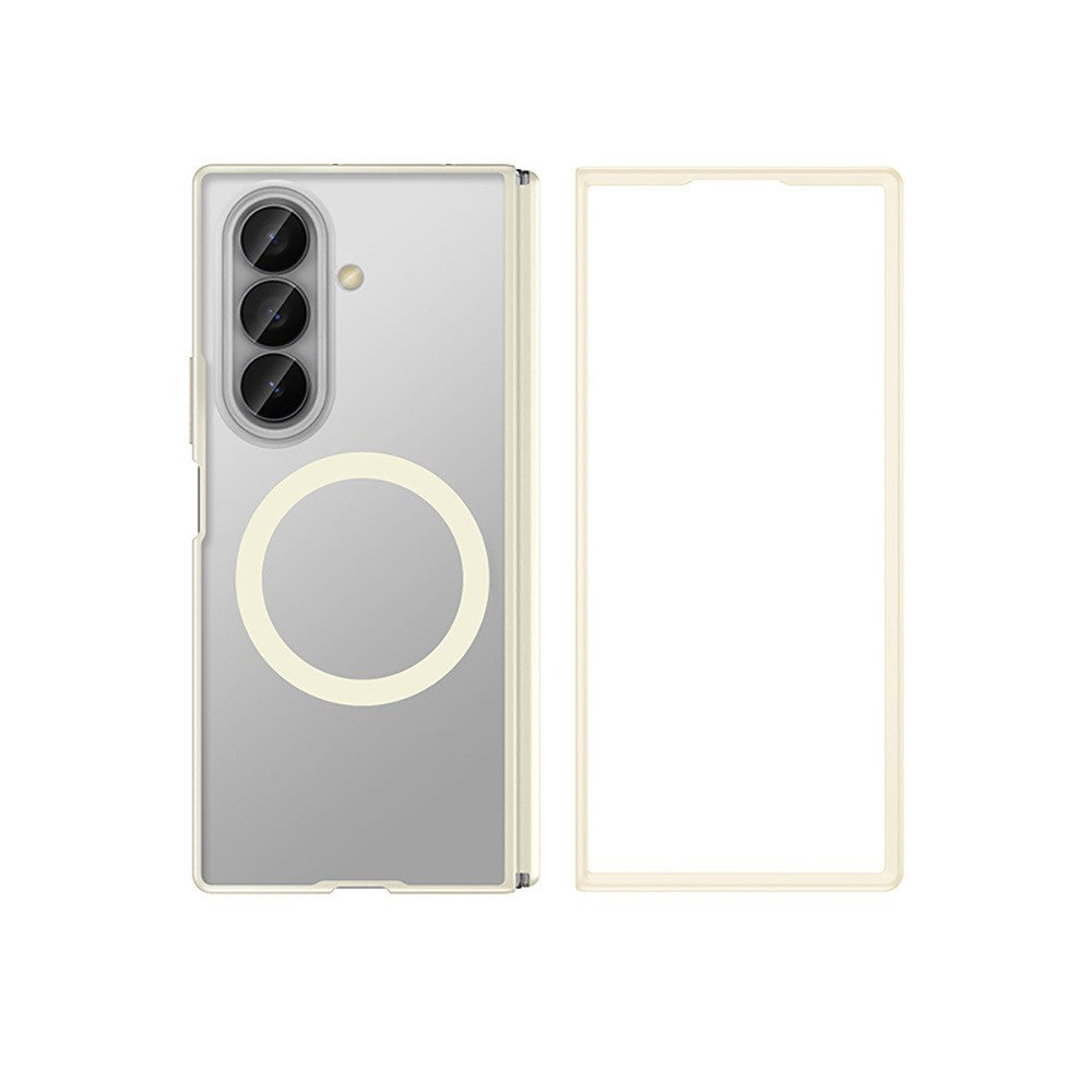Galaxy Z Fold 7 Kılıf M-safe Şarj Özellikli Arkası Mat Sert PC Wlons Vena Kapak