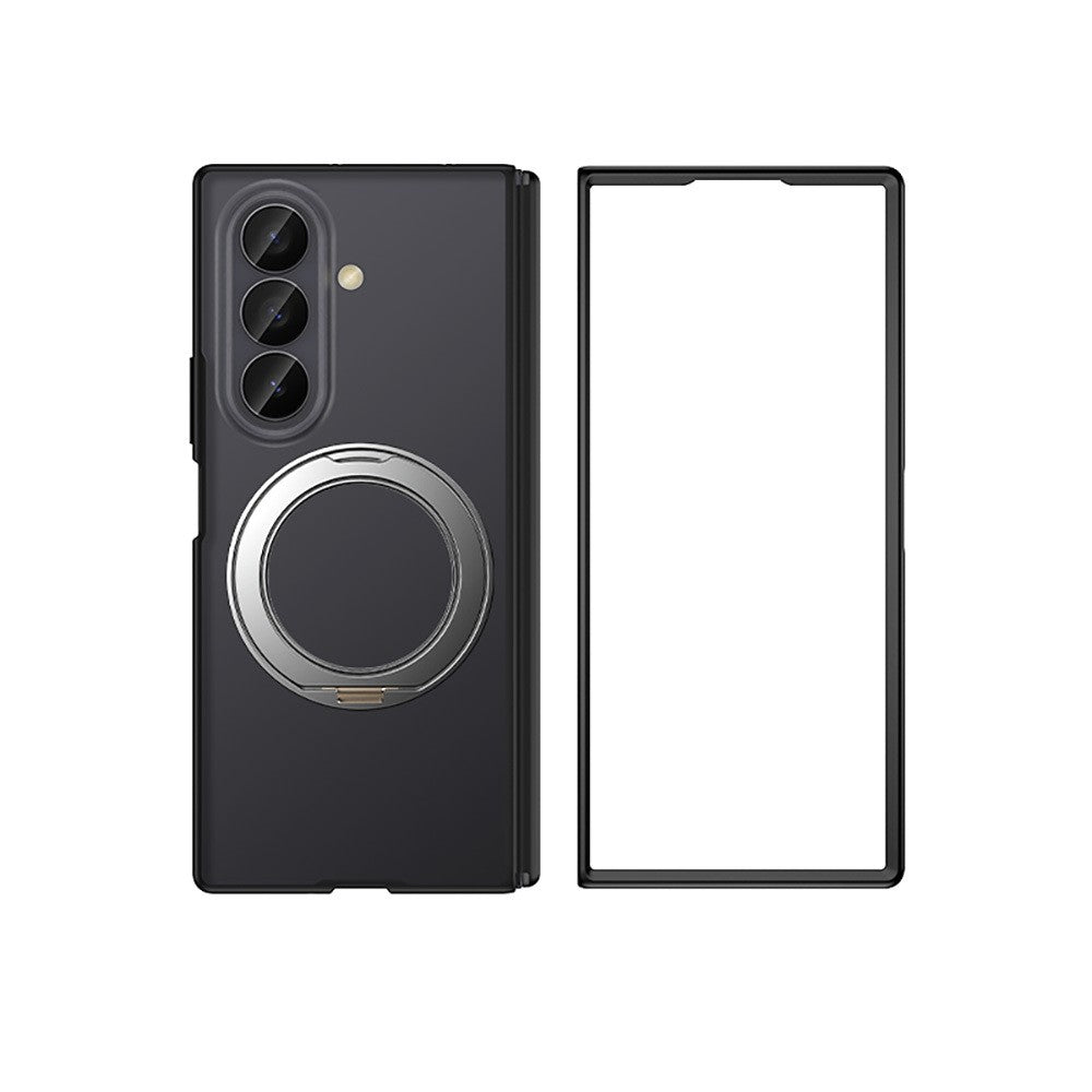 Galaxy Z Fold 7 Kılıf M-safe Şarj Özellikli Arkası Mat Sert PC Wlons Vena Standlı Kapak