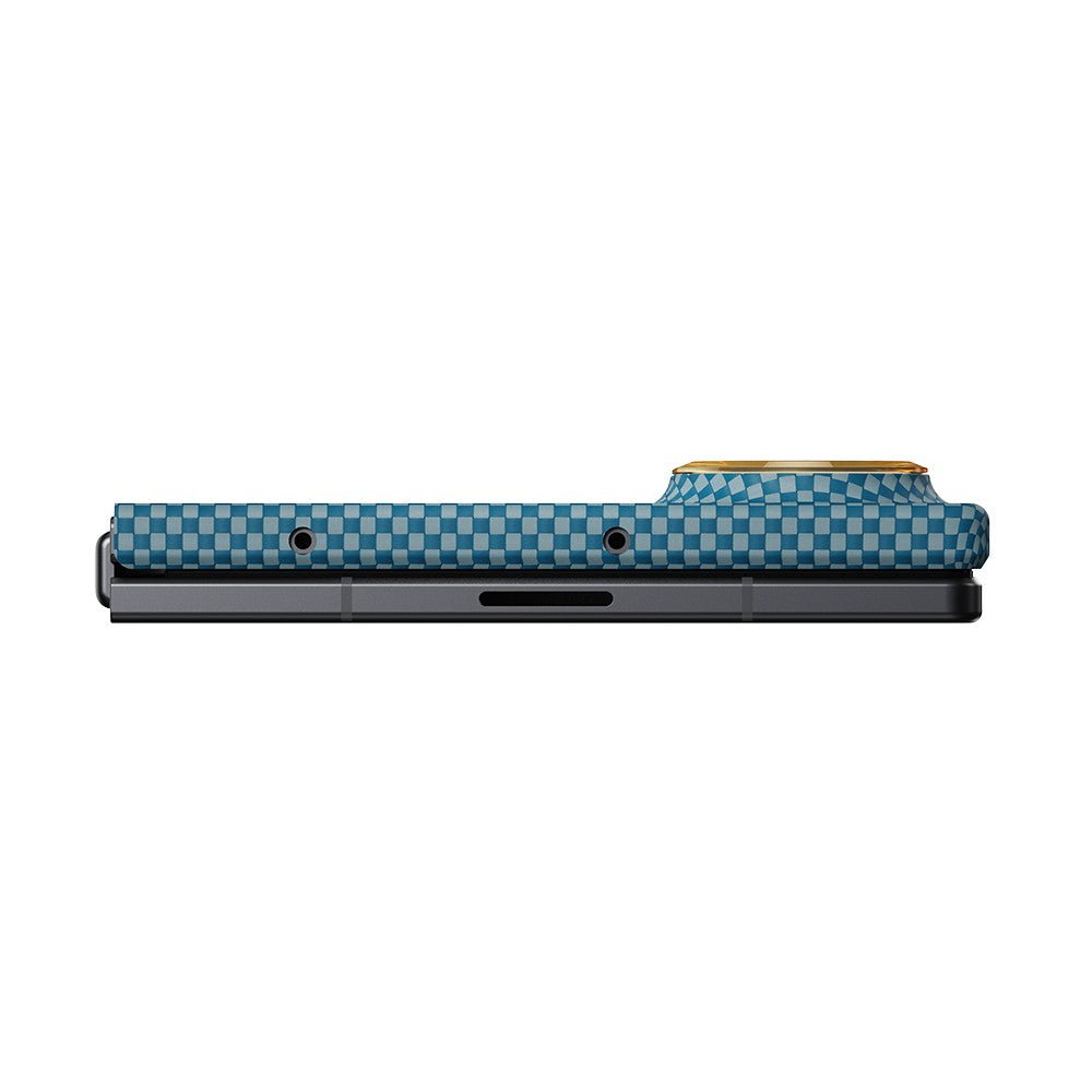 Galaxy Z Fold 8 Kılıf M-safe Şarj Özellikli Aramid Karbon Fiber Pitaka Sunset 2.0 California Dream Serisi Kapak