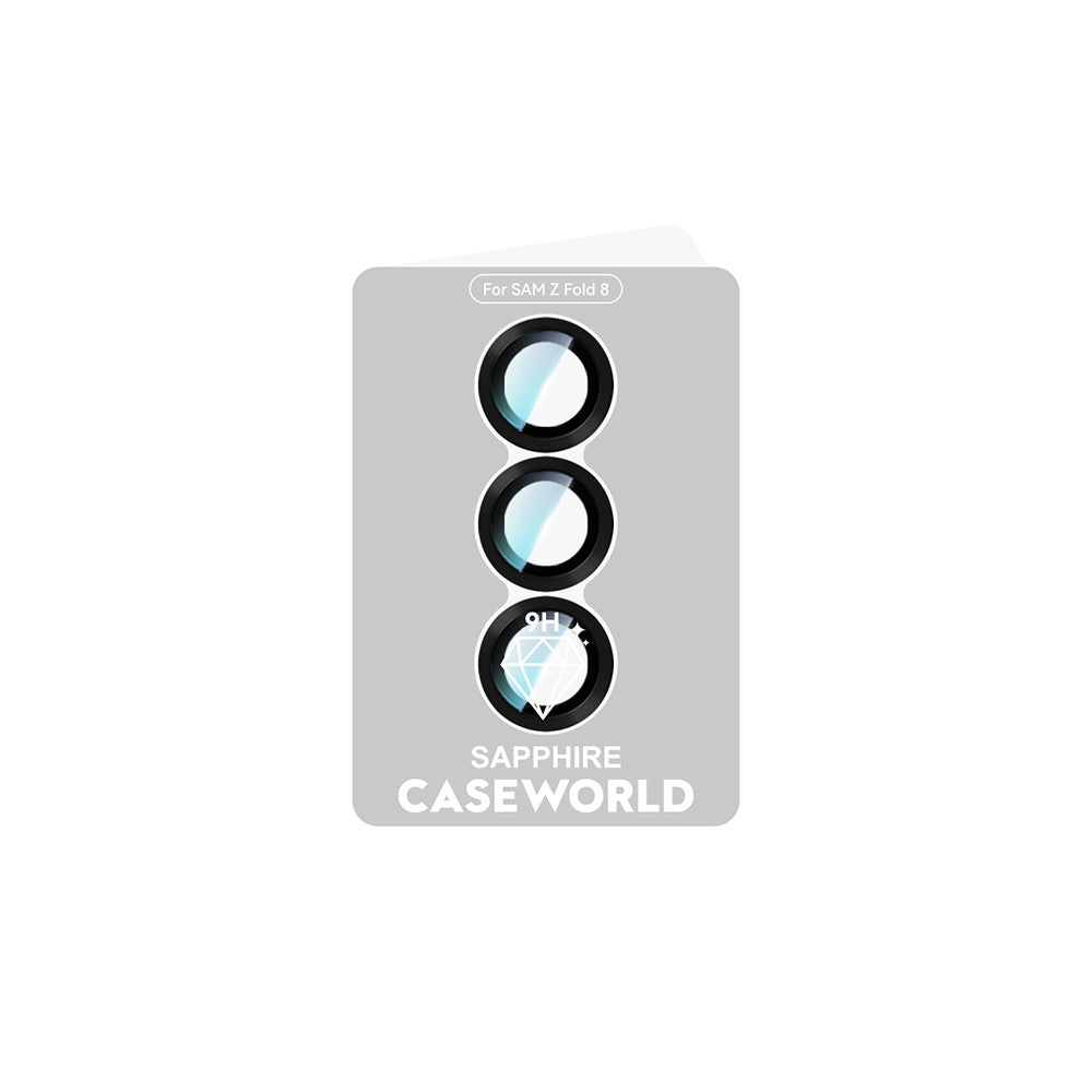 Galaxy Z Fold 8 Ultra CaseWorld Alloy Serisi Oleofobik Anti Reflective Kamera Lens Koruyucu