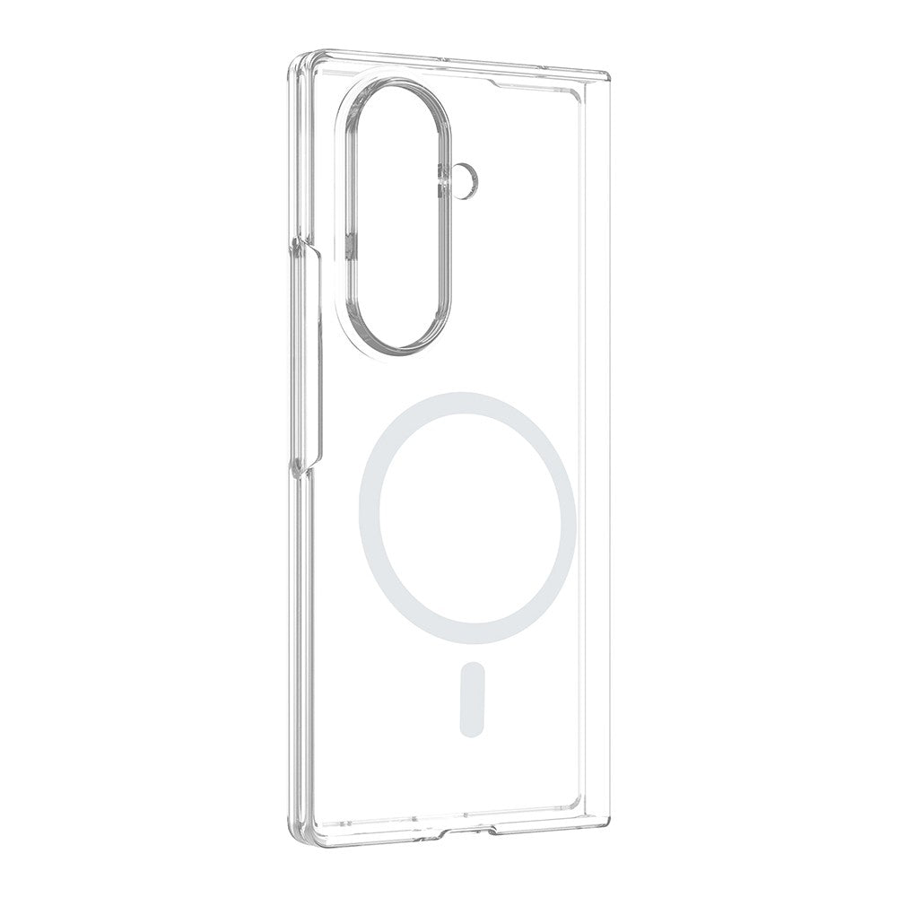 Galaxy Z Fold 8 Ultra Kamera Korumalı M-Safe Şarj Özellikli Şeffaf Zore London Sert PC Kapak