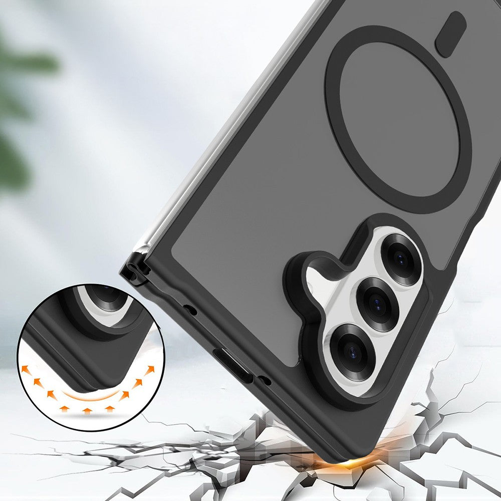 Galaxy Z Fold 8 Ultra Kılıf M-Safe Şarj Özellikli Kamera Korumalı Zore Lunex Kapak