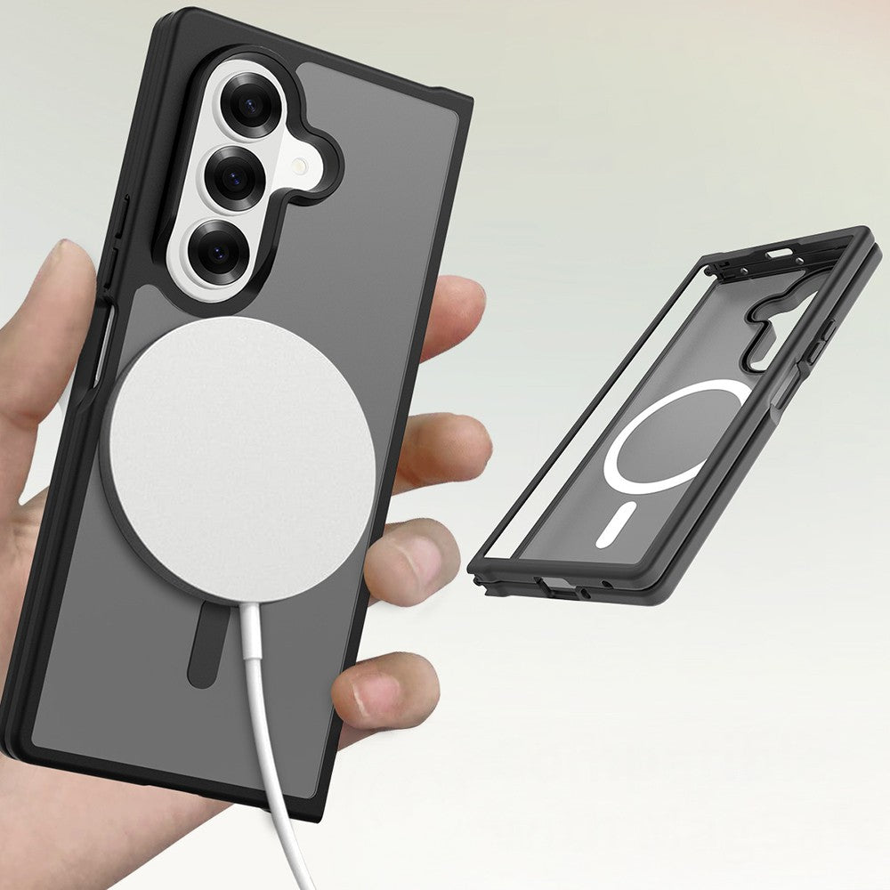 Galaxy Z Fold 8 Ultra Kılıf M-Safe Şarj Özellikli Kamera Korumalı Zore Lunex Kapak