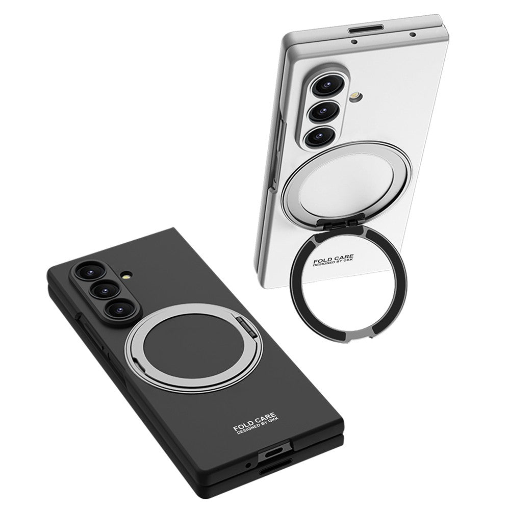 Galaxy Z Fold 8 Ultra Kılıf M-safe Şarj Özellikli Zore Kıpta Yüzüklü Kamera Korumalı Kapak