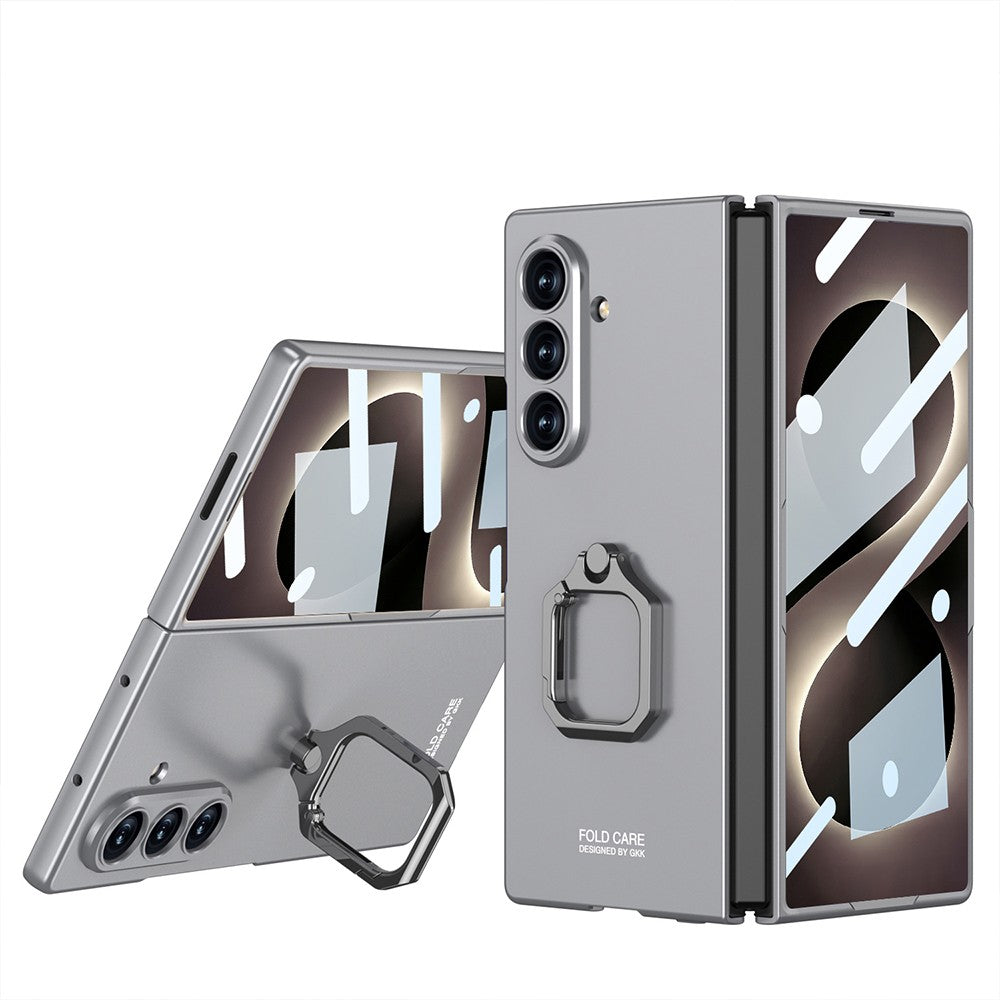 Galaxy Z Fold 8 Ultra Kılıf Zore Kıpta Flip Ring Kamera Korumalı Kapak