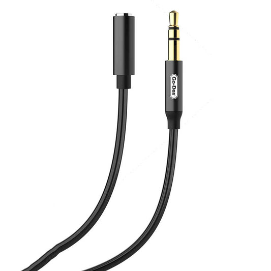 Go Des GAC-226 3.5mm To Aux Audio Kablo Siyah