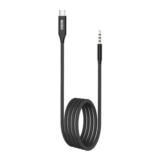 Go Des GAC-365 Type-C To Aux Audio Kablo Siyah