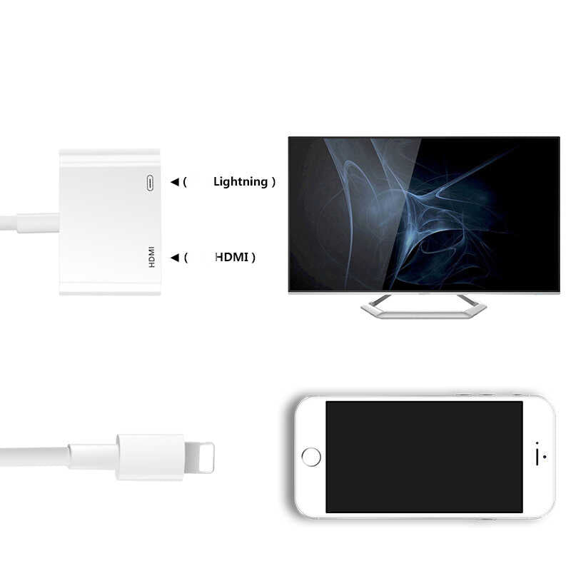 Go Des GD-7565 Lightning Digital TV Adaptör Beyaz