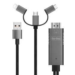 Go Des GD-8272 3 in 1 FHD Kablo Siyah