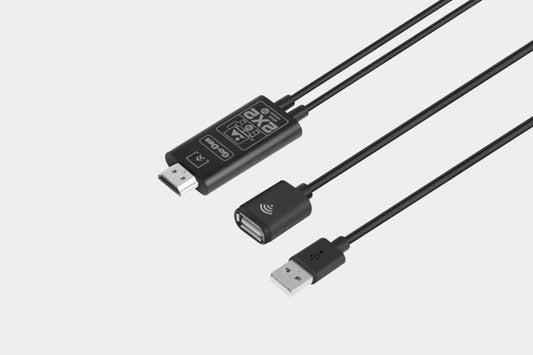 Go Des GD-8276 Wireless Display Dongle Phone Full HDTV Kablo Siyah