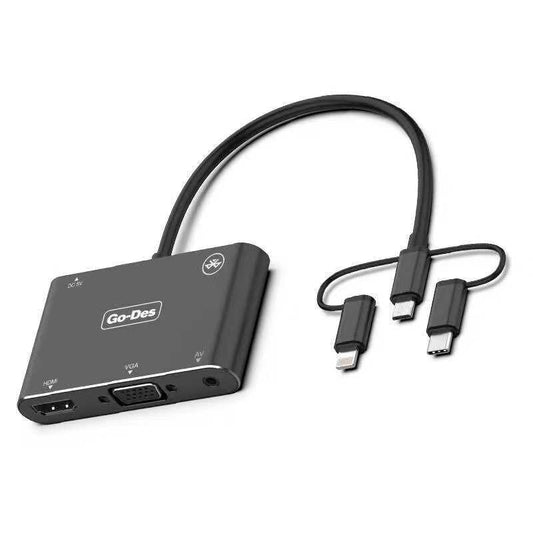 Go Des GD-8762 5 in 1 Mobile HD Screen Player Siyah