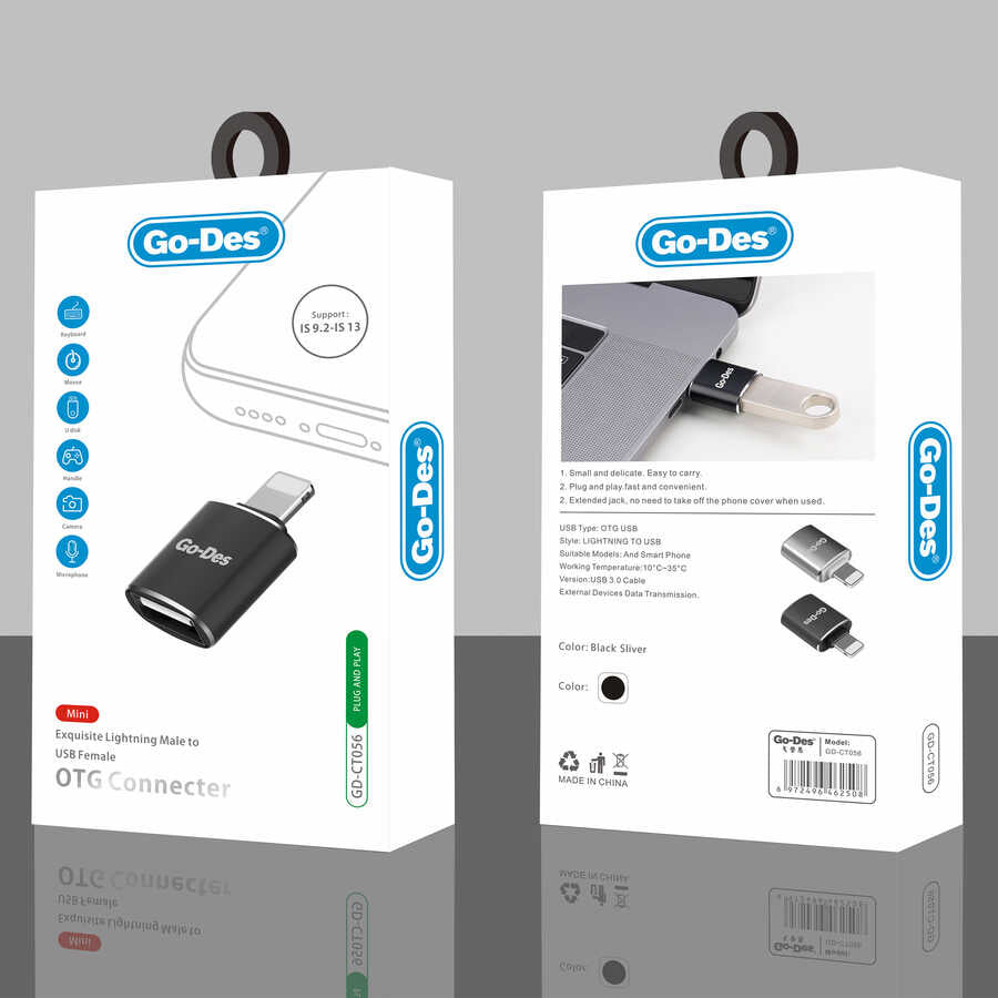 Go Des GD-CT056 Lightning Otg Siyah