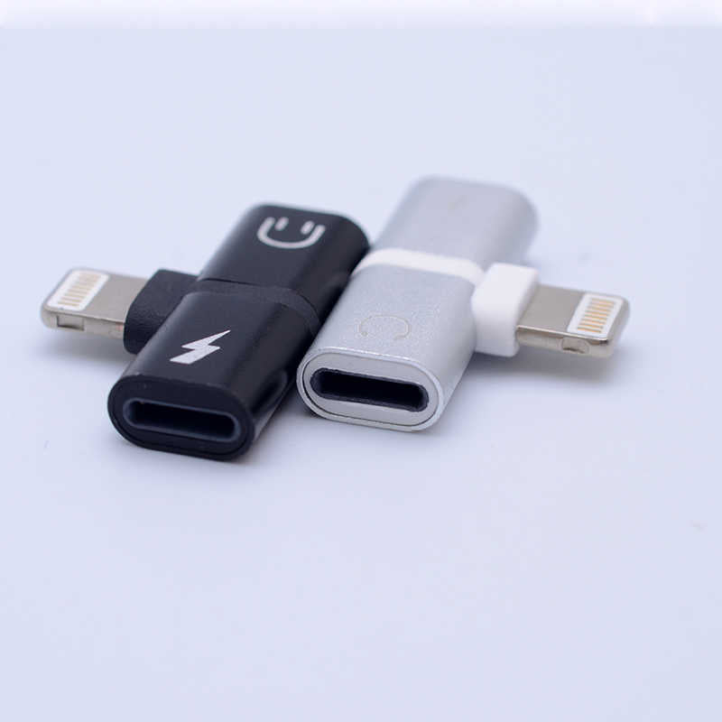 Go Des GD-CT013 2 in 1 Lightning Kulaklık ve Şarj Çevirici Connector Siyah