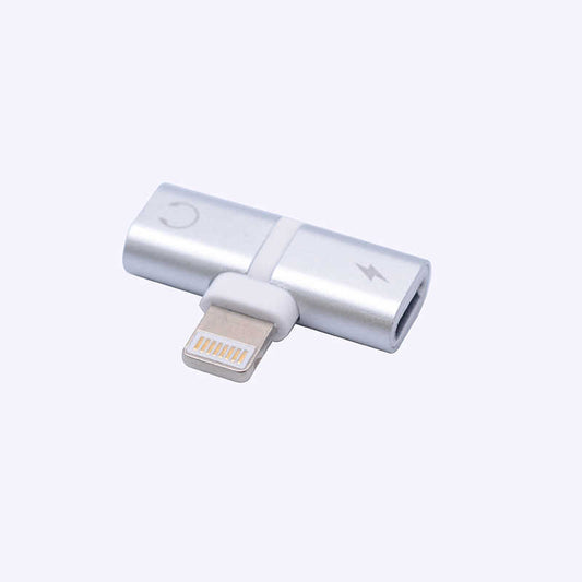 Go Des GD-CT013 2 in 1 Lightning Kulaklık ve Şarj Çevirici Connector Gri