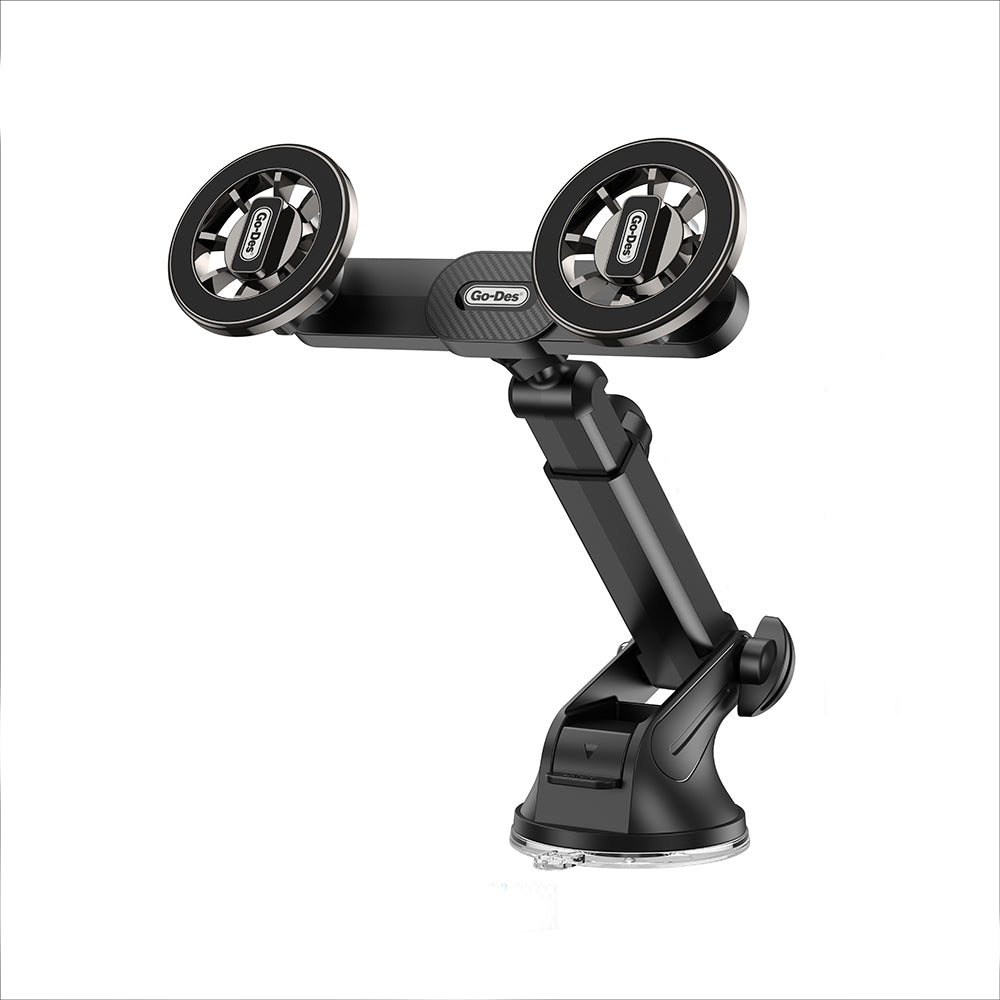 Go Des GD-HD363 360 Derece Dönebilen Uzatılabilir 2in1 Araç Telefon Tutucu