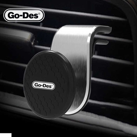 Go Des GD-HD676 L-Shaped Magnetik Araç Telefon Tutucu Gri