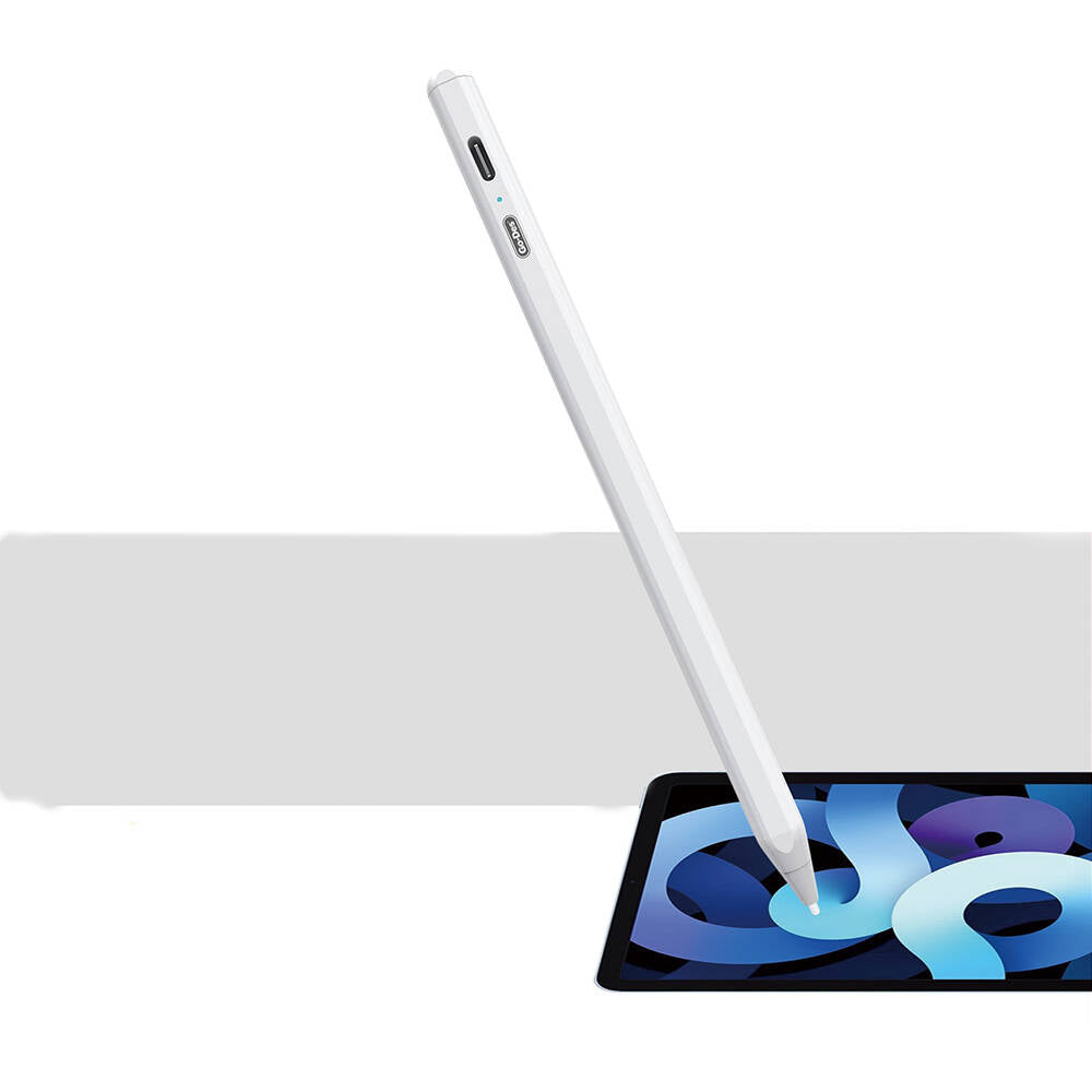 Go Des GD-P1206 Palm-Rejection Avuç İçi Reddi Özelliği Magnetik Universal Stylus Çizim Kalemi Beyaz
