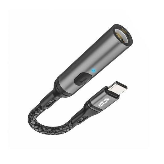Go Des GD-UC322 Type-C Bağlantılı Çakmak Gri