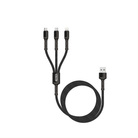 Go Des GD-UC511 3 in 1 Usb Kablo Siyah