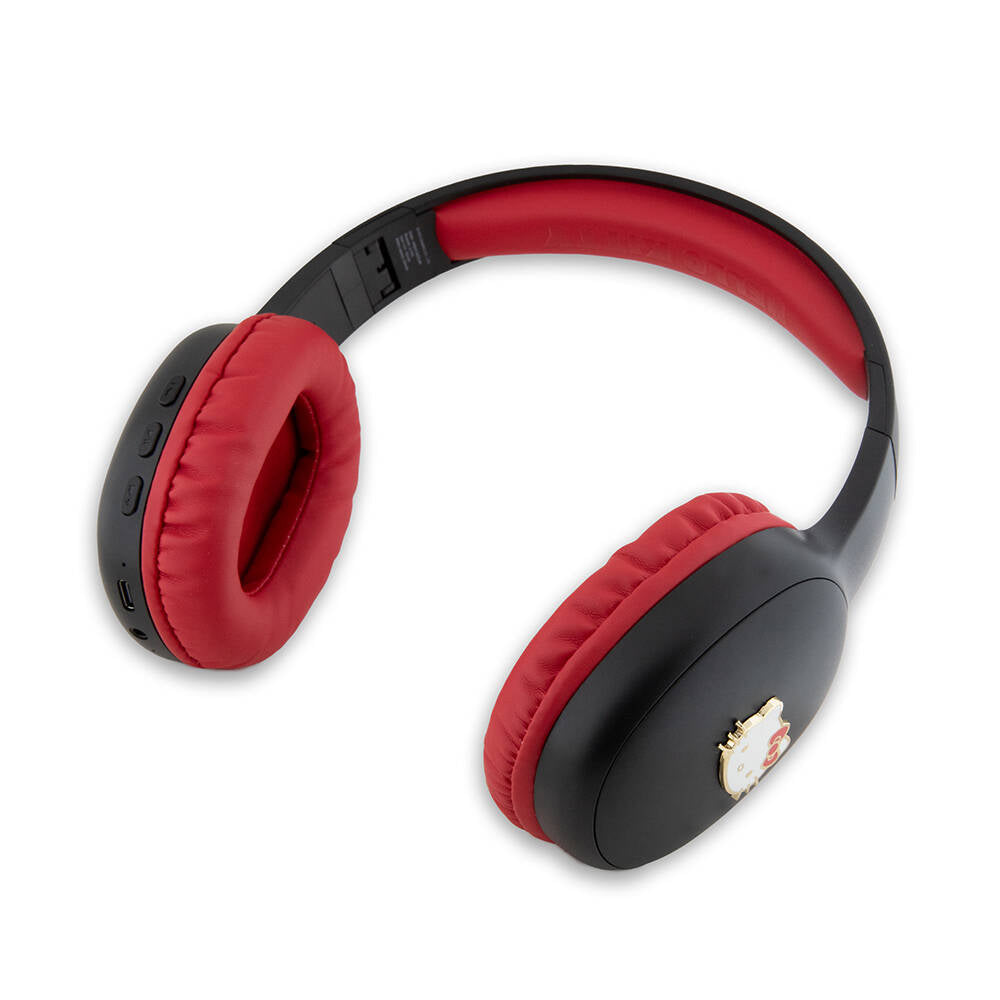 Hello Kitty Orjinal Lisanslı Ayarlanabilir Metal Kitty Logolu Oval Bluetooth 5.3 Kulaklık Pembe
