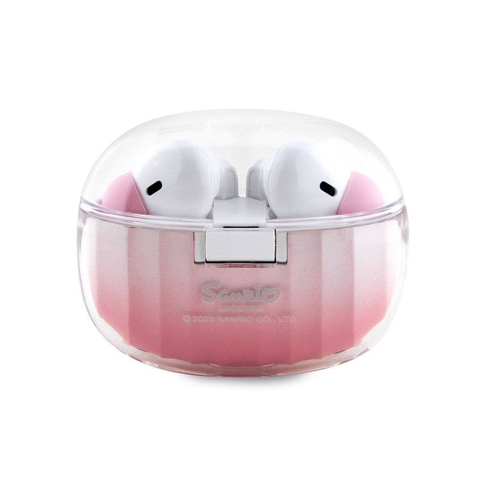 Hello Kitty Orjinal Lisanslı Renk Geçişli Tasarım Elektroplating Logolu TWS Bluetooth Kulaklık Mavi