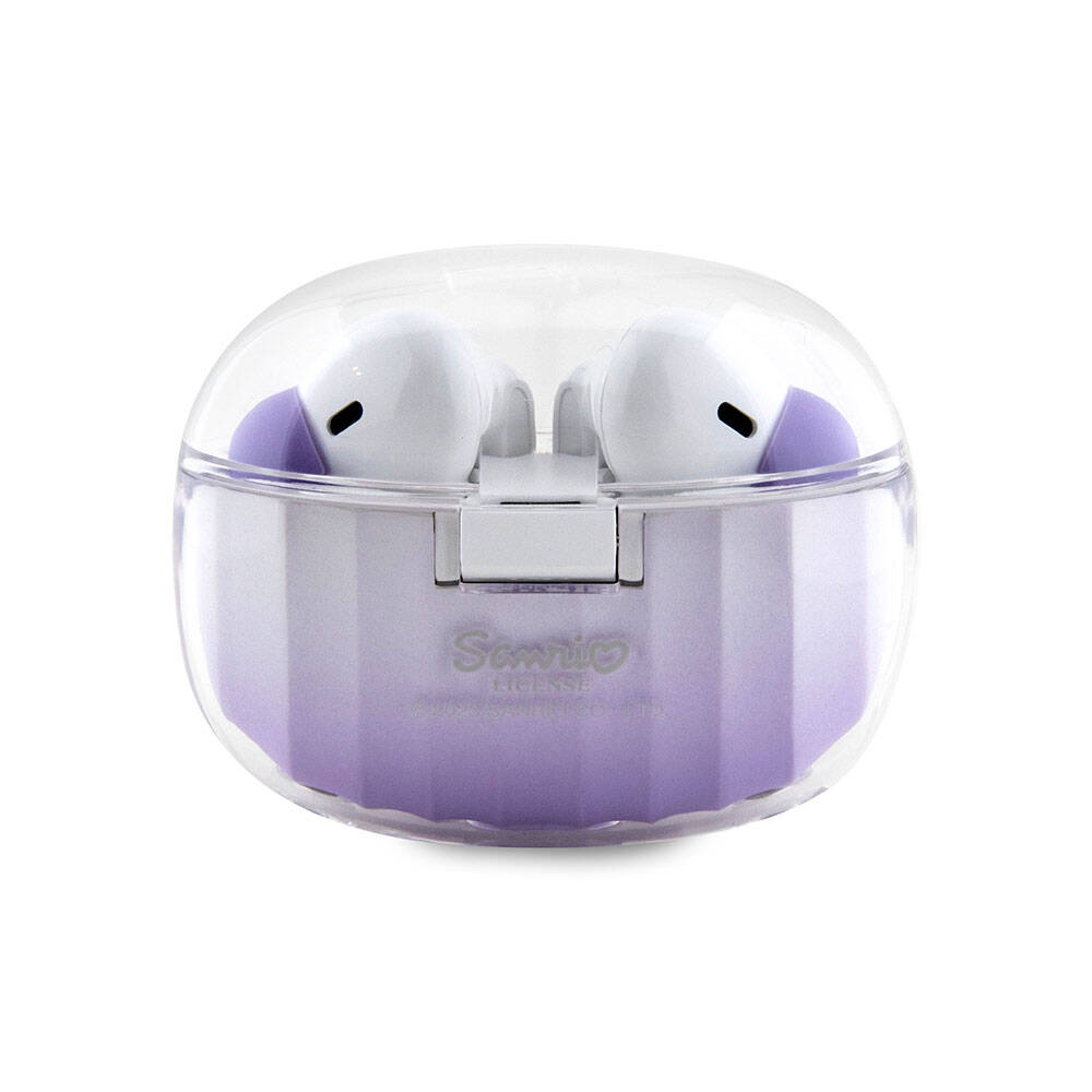 Hello Kitty Orjinal Lisanslı Renk Geçişli Tasarım Elektroplating Logolu TWS Bluetooth Kulaklık Mavi