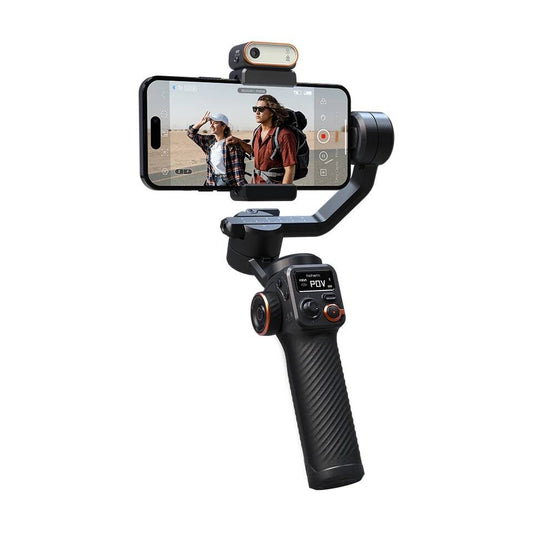 Hohem iSteady M6 3 Eksenli El Tipi AI Yapay Zeka Görüş Sensörlü Gimbal Stabilizatör Siyah