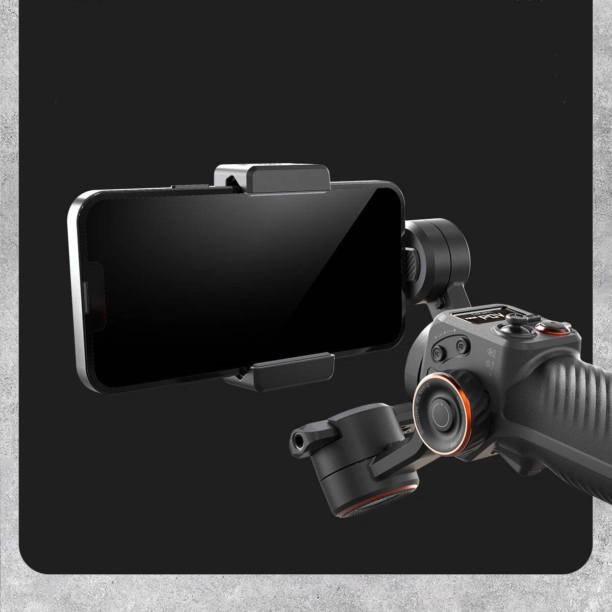 Hohem iSteady M6 3 Eksenli El Tipi AI Yapay Zeka Görüş Sensörlü Gimbal Stabilizatör Siyah