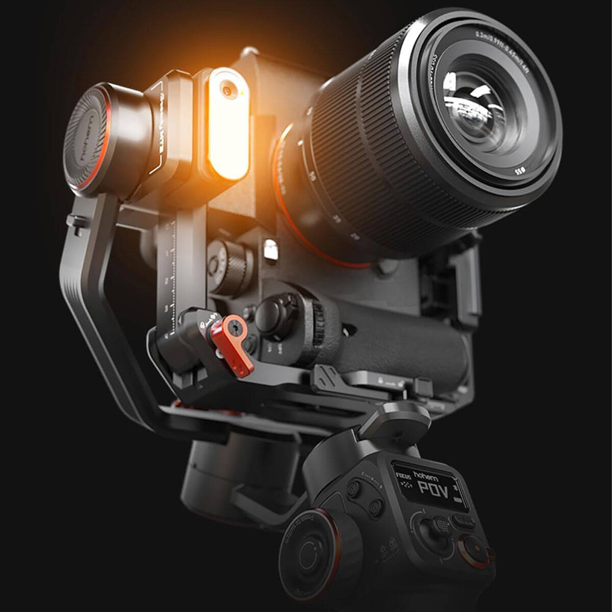 Hohem iSteady MT2 3 Eksenli El Tipi AI Yapay Zeka Görüş Sensörlü Kamera Gimbal Stabilizatör Siyah