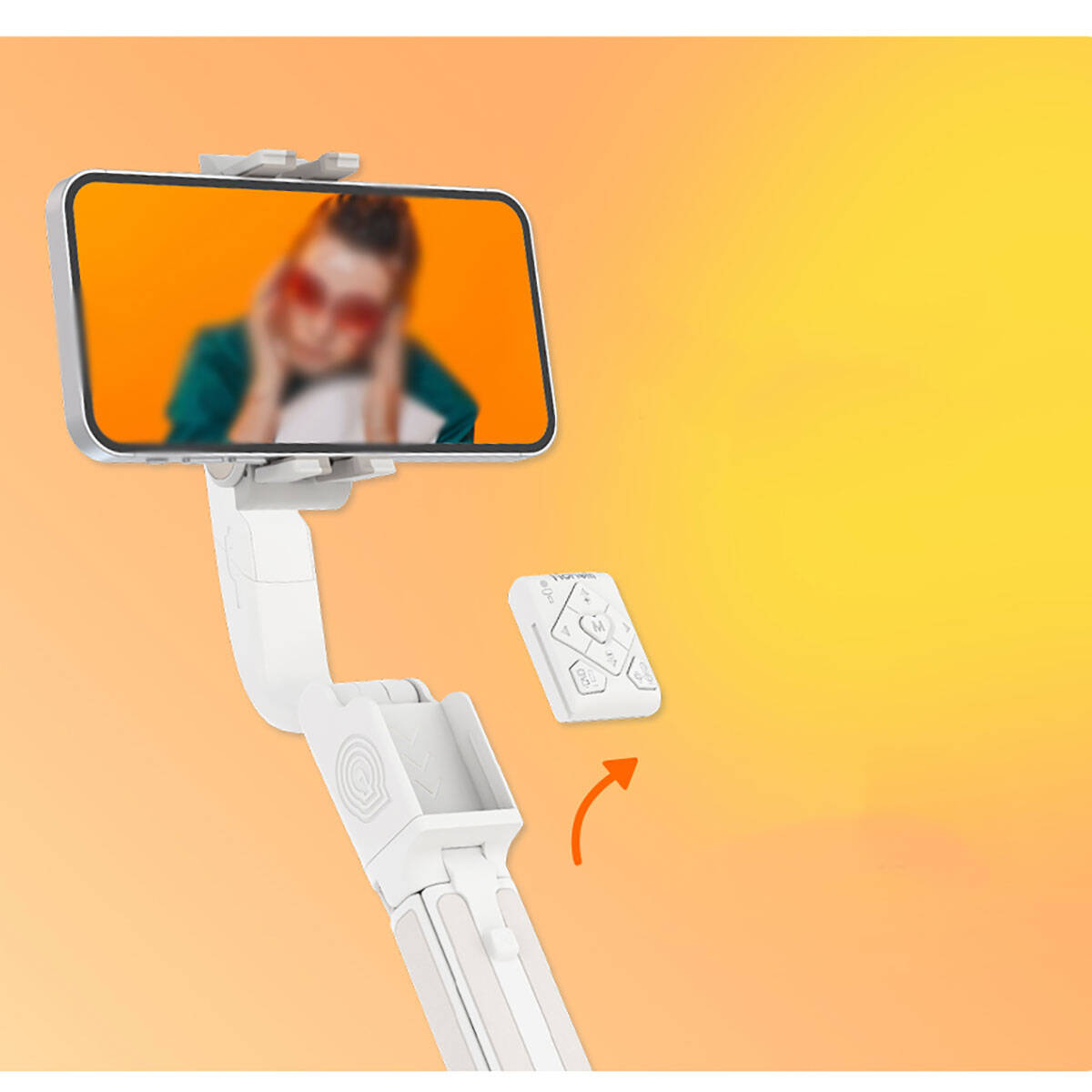Hohem iSteady Q 2 Eksenli El Tipi Selfie Çubuğu Gimbal Stabilizatör Siyah