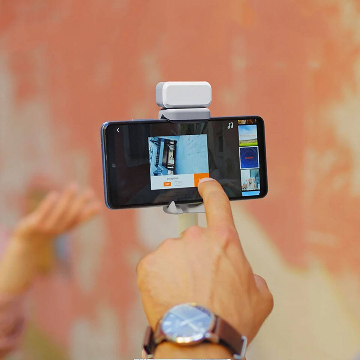 Hohem iSteady XE 3 Eksenli El Tipi Led Işıklandırma Aparatlı Gimbal Stabilizatör Gri