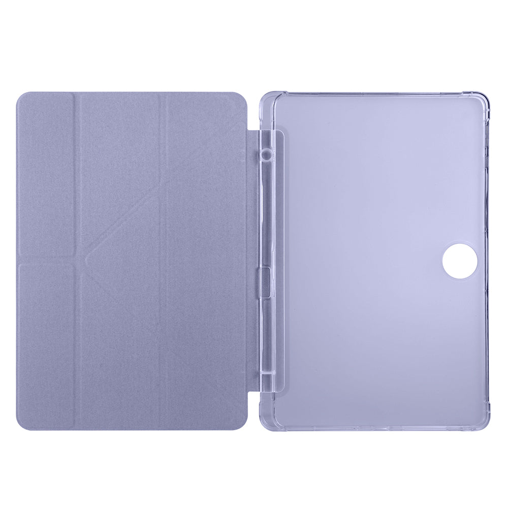 Honor Pad 9 Kılıf Zore Tri Folding Kalem Bölmeli Standlı Kılıf Koyu Yeşil