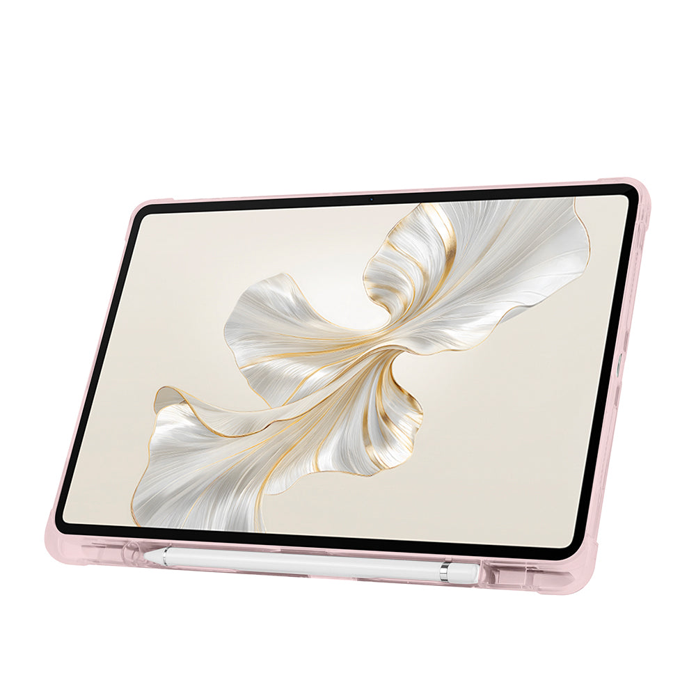 Honor Pad 9 Kılıf Zore Tri Folding Kalem Bölmeli Standlı Kılıf Siyah