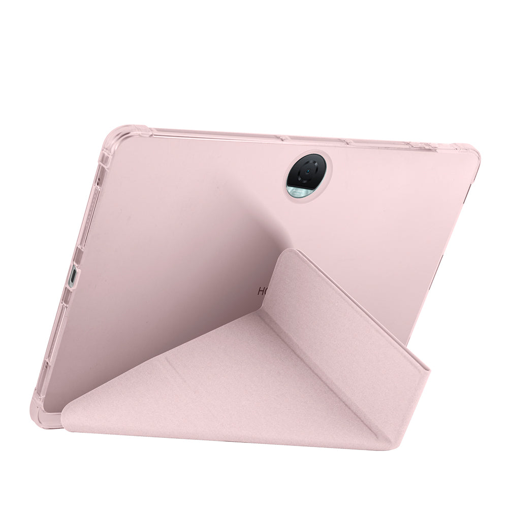 Honor Pad 9 Kılıf Zore Tri Folding Kalem Bölmeli Standlı Kılıf Siyah