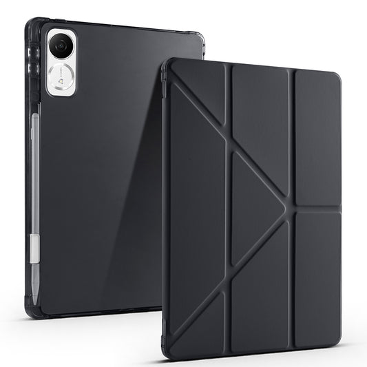 Honor Pad GT Kılıf Zore Tri Folding Kalem Bölmeli Standlı Kılıf Siyah