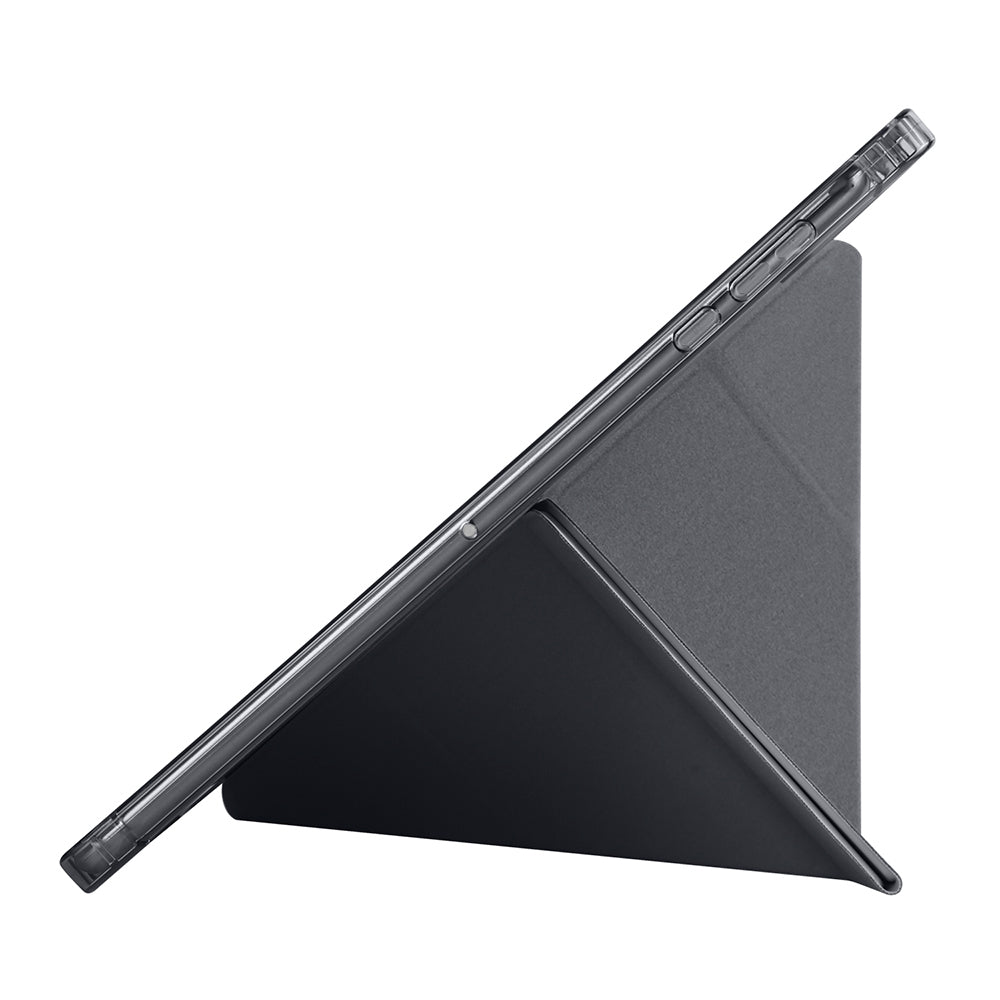 Honor Pad X8A Kılıf Zore Tri Folding Kalem Bölmeli Standlı Kılıf Mavi