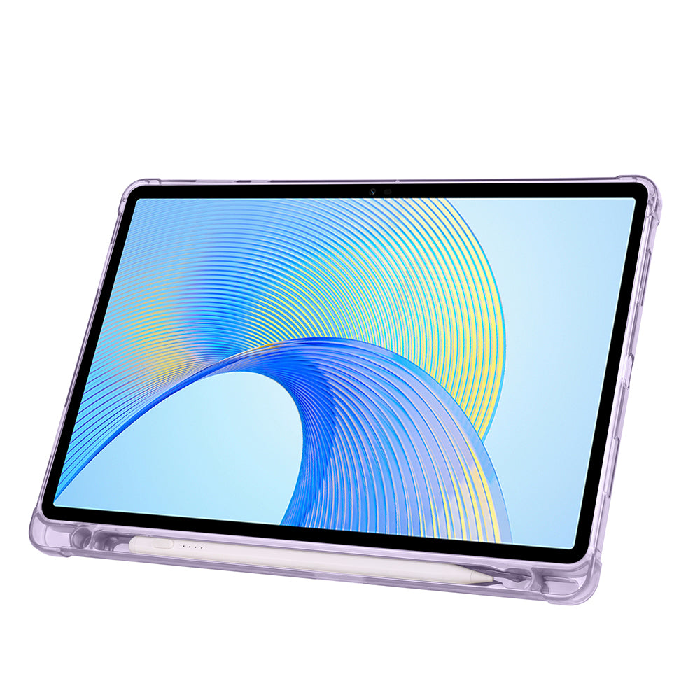 Honor Pad X8A Kılıf Zore Tri Folding Kalem Bölmeli Standlı Kılıf Rose Gold