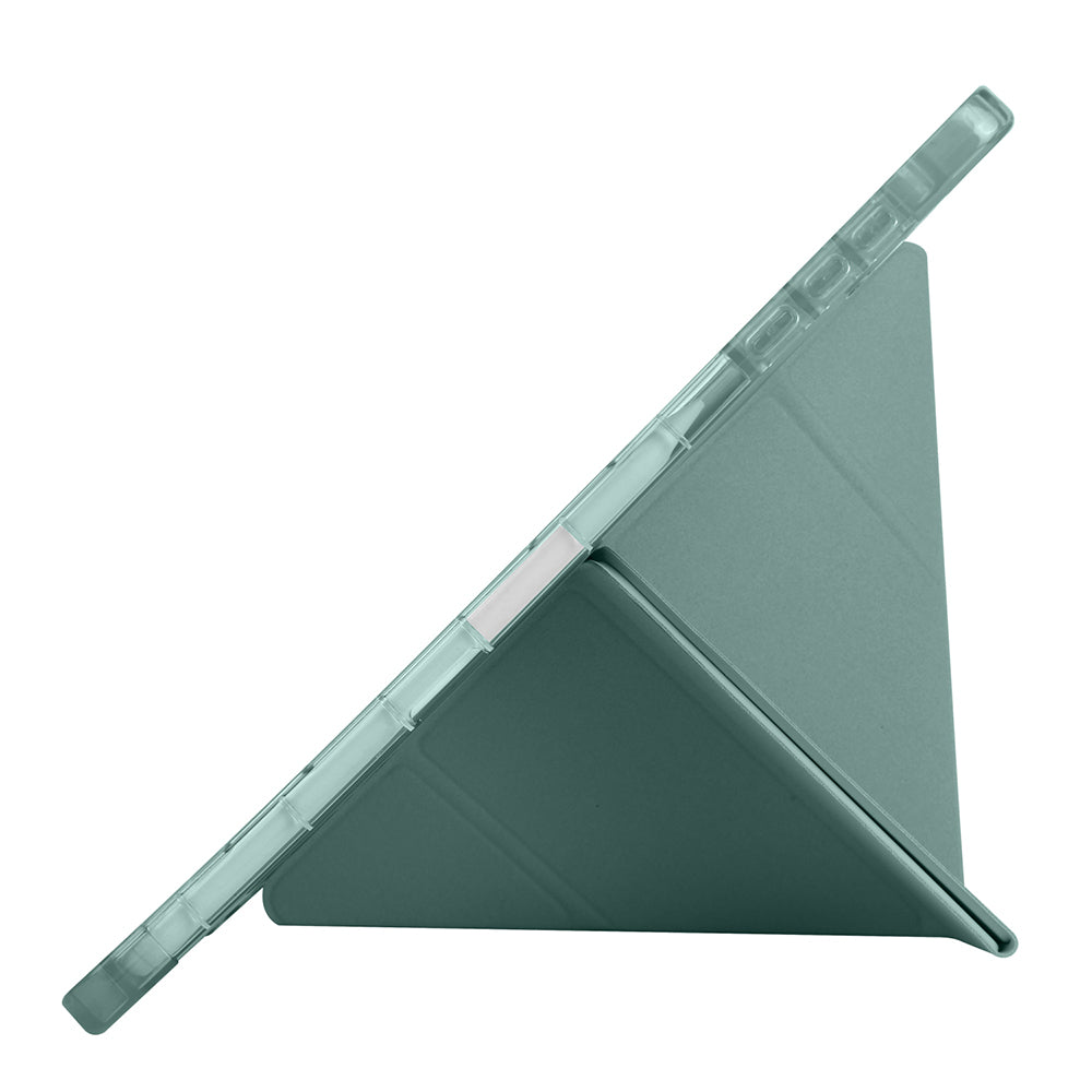 Honor Pad X9A Kılıf Zore Tri Folding Kalem Bölmeli Standlı Kılıf Lila