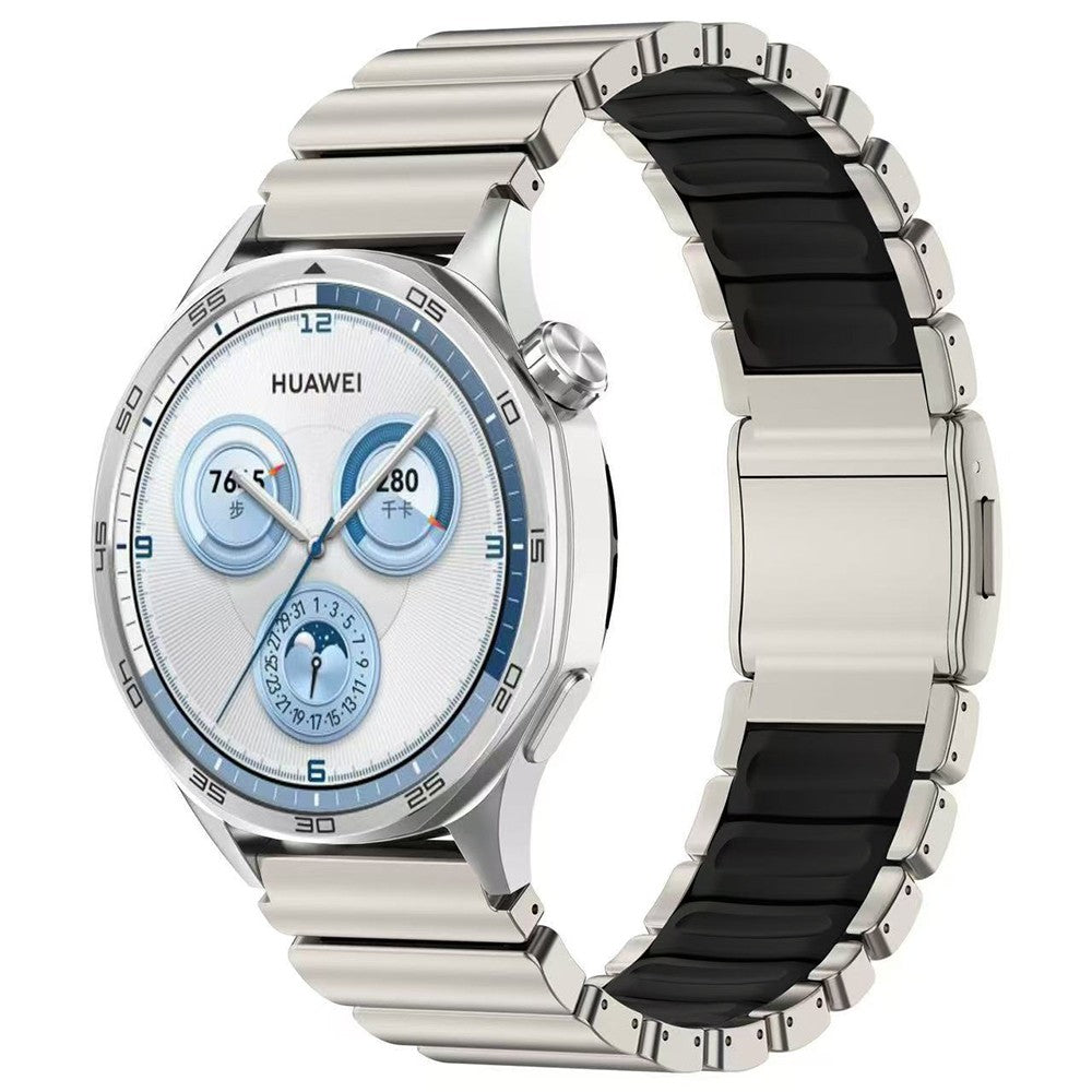 Huawei GT4 46mm Zore KRD-151 22mm Metal Silikon Kordon
